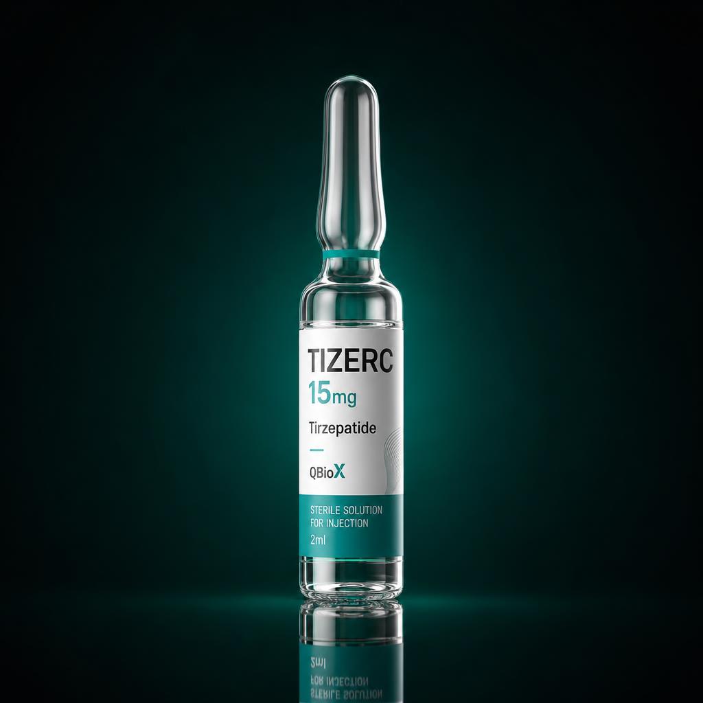 Tizerc 15mg — Tirzepatida Individual (QBioX)