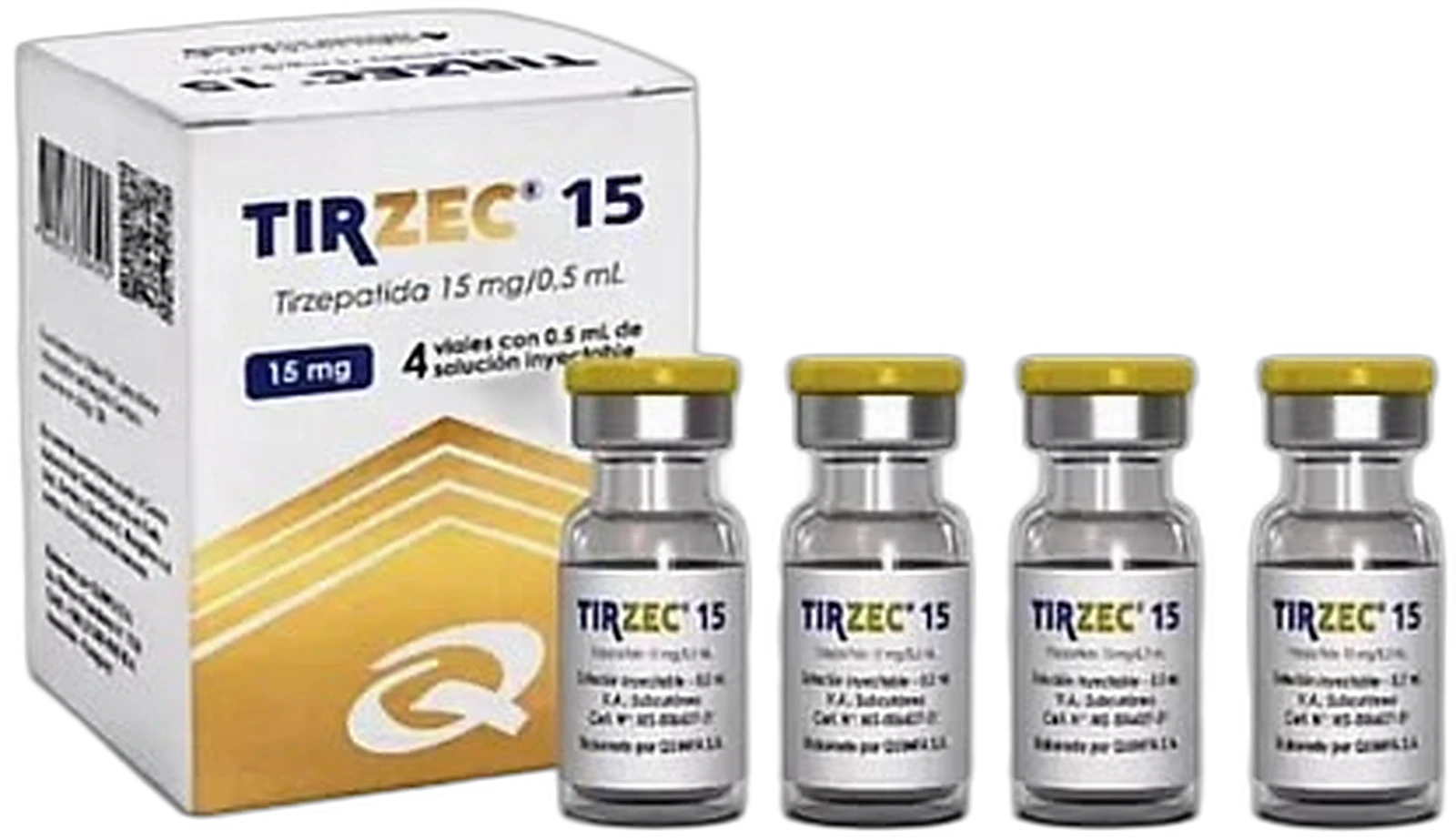 Tizerc Kit 4 Ampolas 15mg