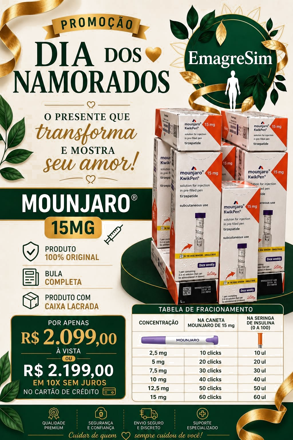 Mounjaro 15mg — Tirzepatida (Lilly)